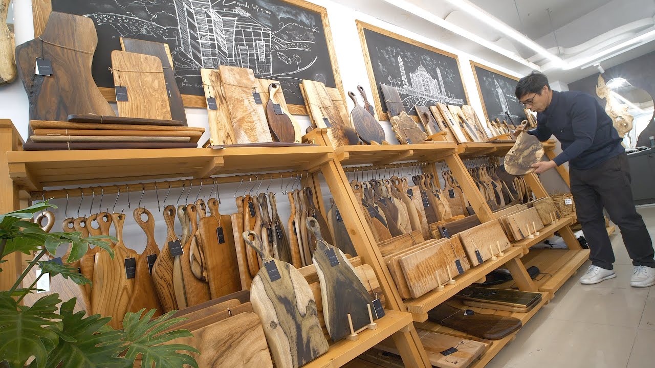 Разделочная доска за 200 долларов?! Удивительная корейская разделочная доска из экзотического дерева