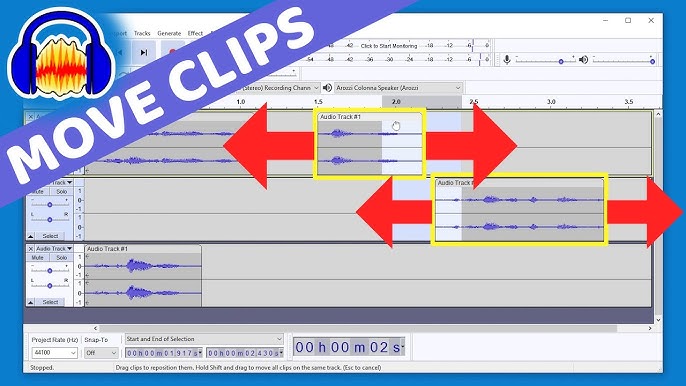 How Do I Move Tracks in Audacity