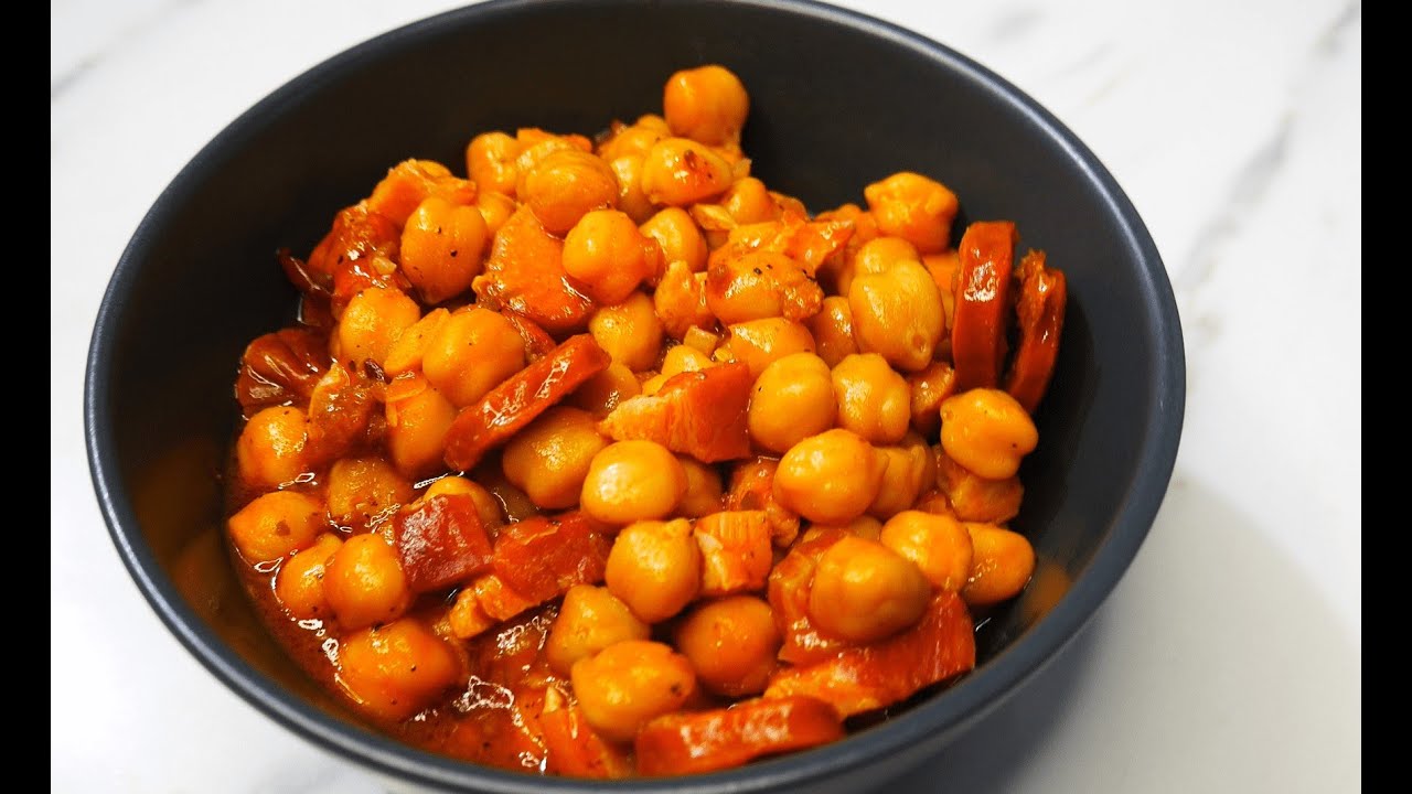 Como hacer Garbanzos Frito YouTube