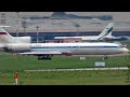 Уникальные кадры. Ту-154 на фоне Руслана + Боинг 737 Алроса / Аэропорт Внуково 2022