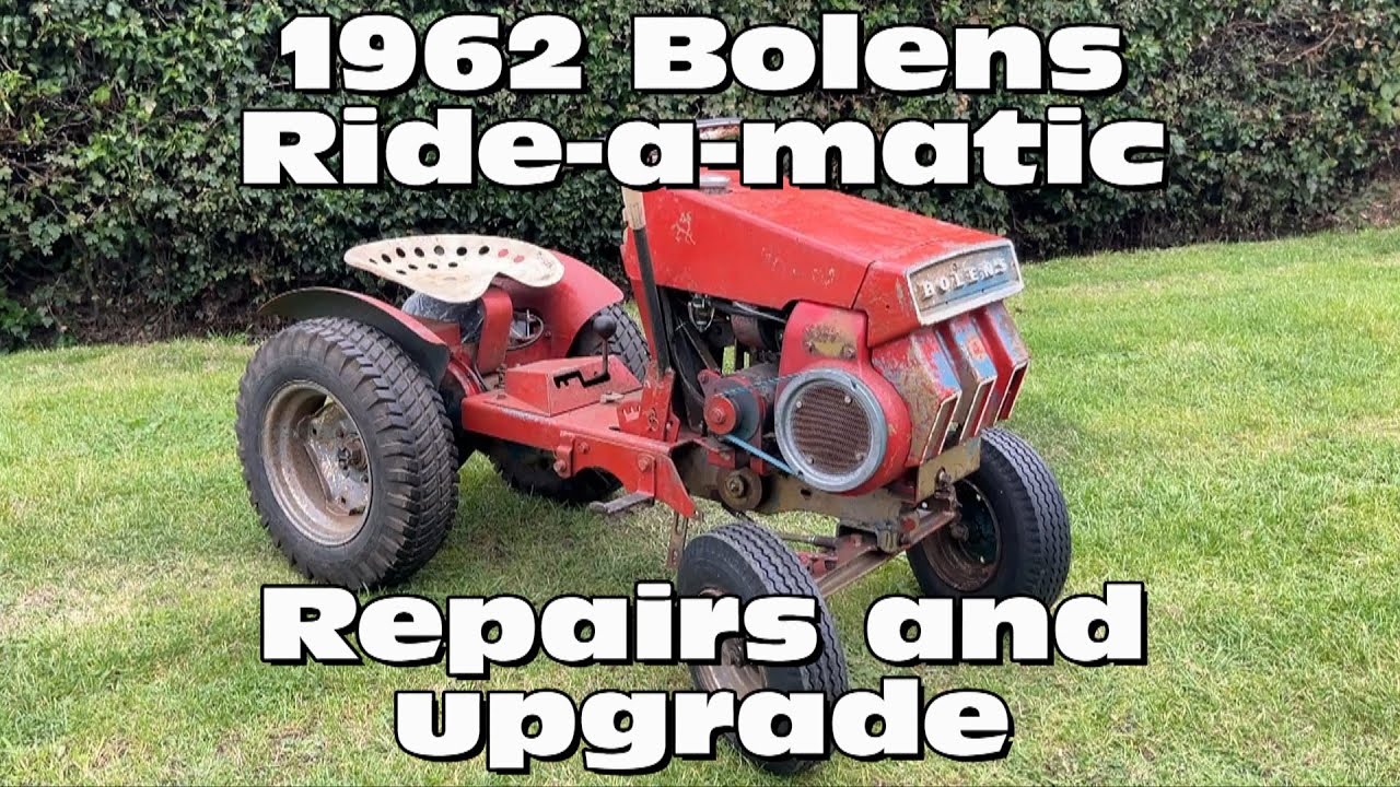 1962 Bolens Ride-a-matic — ремонт и модернизация