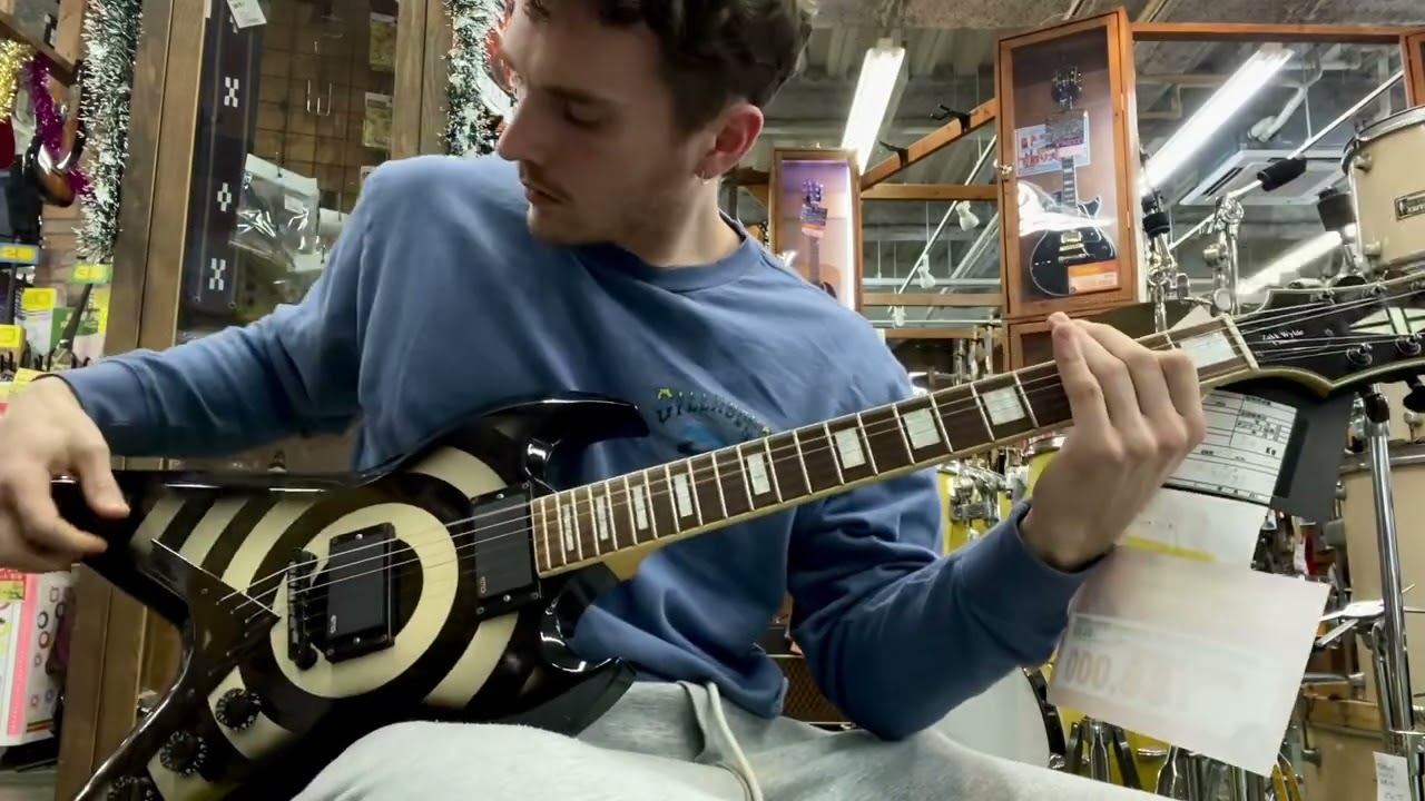Epiphone Zakk Wylde ZV Custom - Shred - YouTube