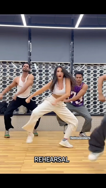 Nora Fatehi Dance rehearsal💃🔥for Dilbar Ki Aankhon Ka Song|The Unseen Shorts #norafatehi #dance