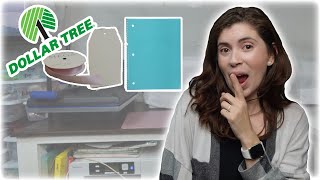 Sublimation on three unexpected Dollar Tree items