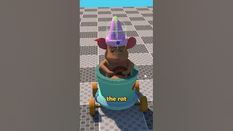 Adding JIggle Physics to my character hat #gamedev #indiedev