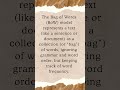 Bag of words in Natural Language processing. #ai #nlp #chatgpt #opennlp #languagemodels