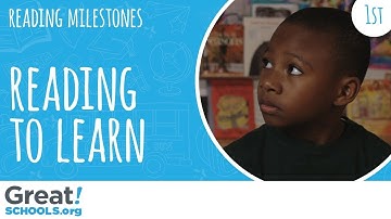Does your 1st grader read to learn like this? - Milestones from GreatSchools