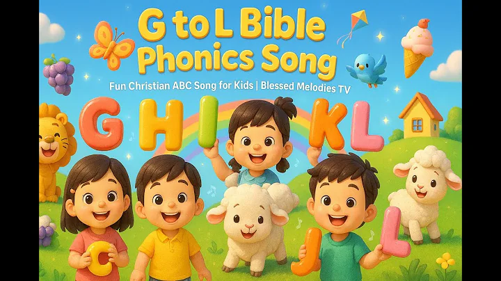 🎵🍇 G to L Bible Phonics Song | Fun Christian ABC Song for Kids | Blessed Melodies TV 🦁 #BiblePhonics