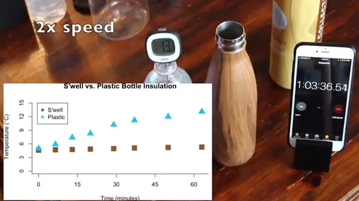 S'well vs. Disposable Water Bottle Cold Test