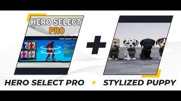 Hero Select PRO + Stylized Puppy (Integration Tutorial) | UE4 and UE5