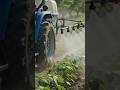 mini tractor spray the crops #minitractor #asmr #shorts