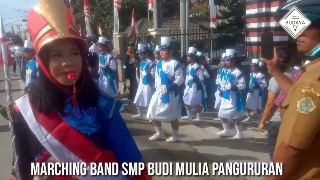 Marching Band SMP Budi Mulia Pangururan Turut Serta dalam Memeriahkan HUT RI Ke 77