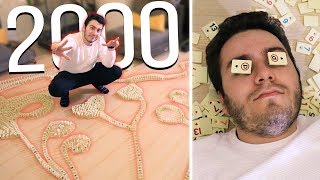 2000 TANE DOMİNO TAŞI DİZDİK !?