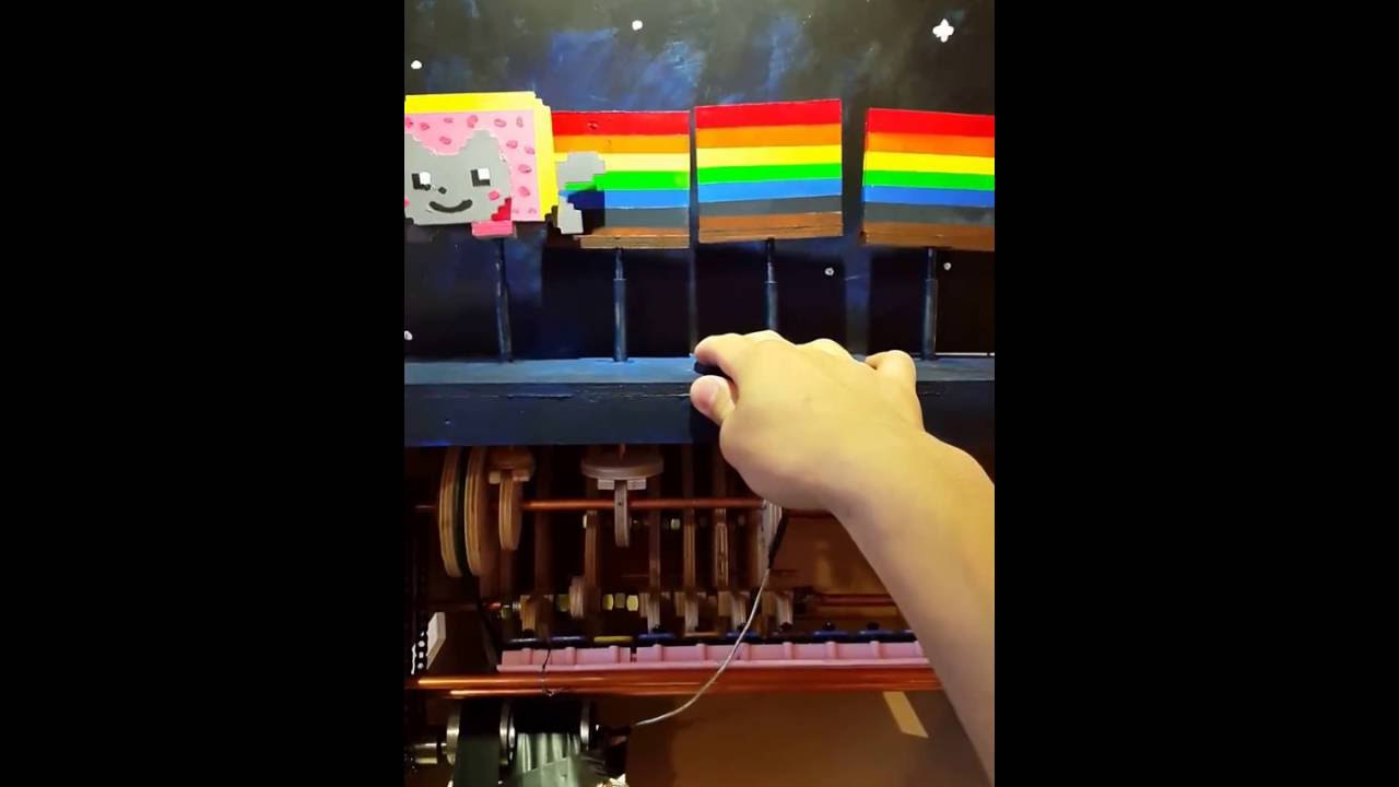 nyan cat xylophone automata YouTube