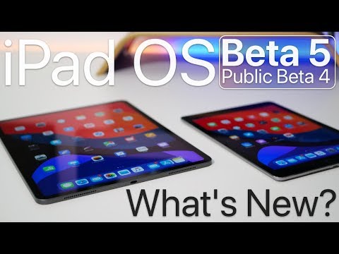 iPad OS Beta 5-새로운 기능