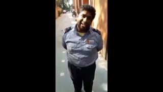 Video thumbnail of "Khamoshiyan Song by Security Guard Souvik Ganguly"