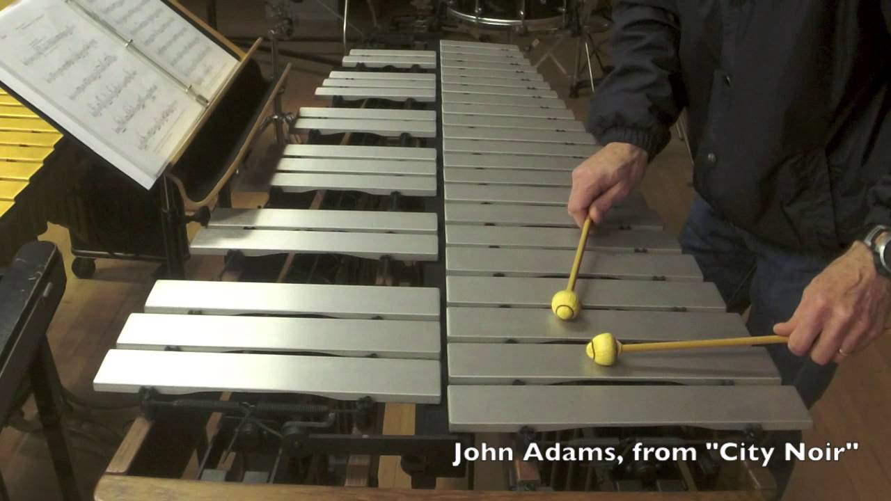 John Williams, John Adams, and Bernstein vibraphone parts