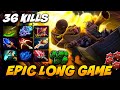 Techies Epic Long Game [36 KILLS / 2+ HOURS] Dota 2 Pro Gameplay [Watch & Learn]