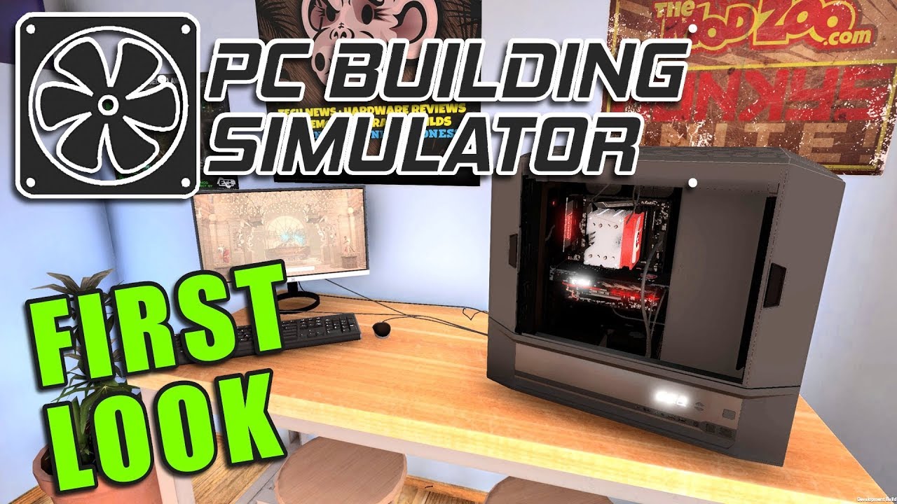 Pc Building Simulator First Look Gameplay Youtube