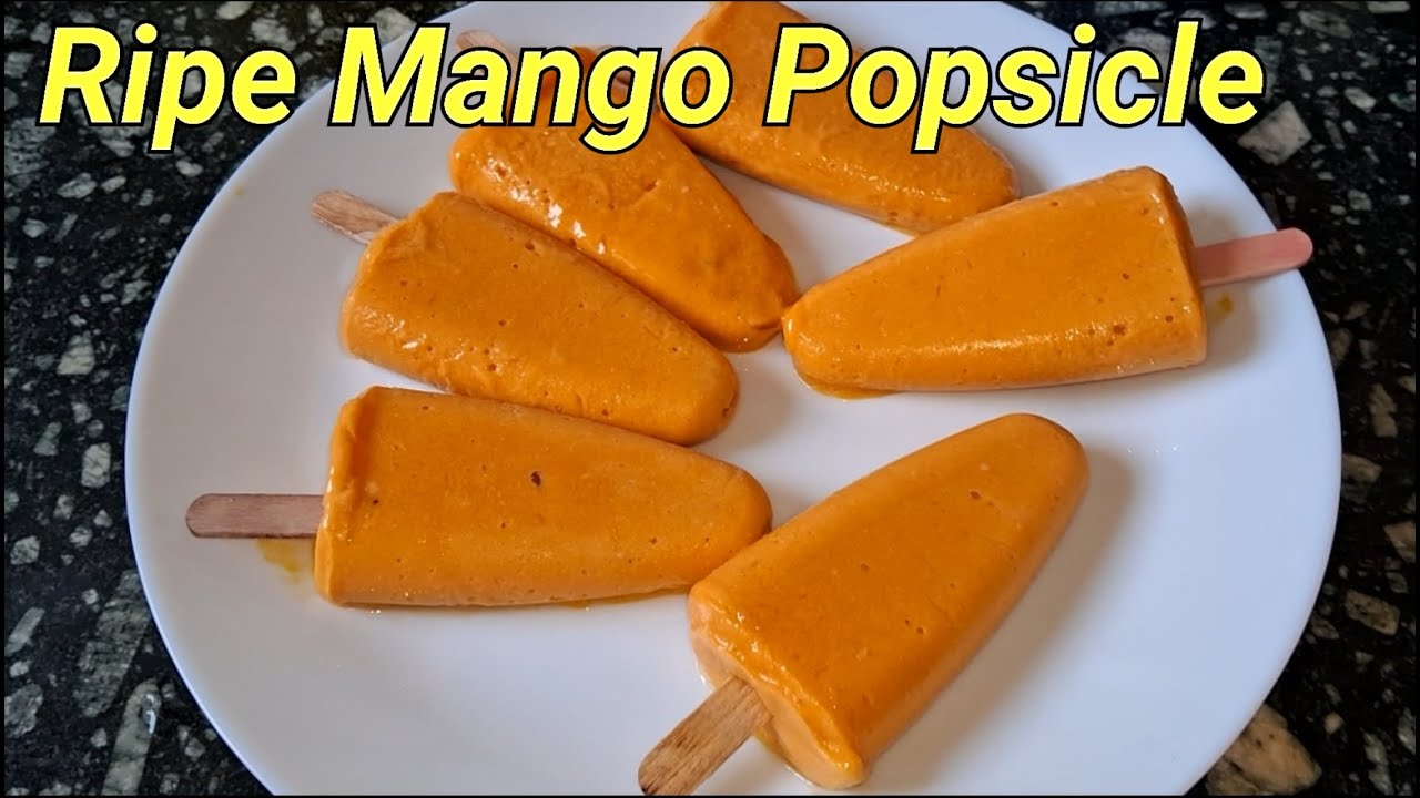 Ripe Mango Popsicle |Popsicle recipe at home| Summer Special Quick & Easy Creamy Mango Popsicle