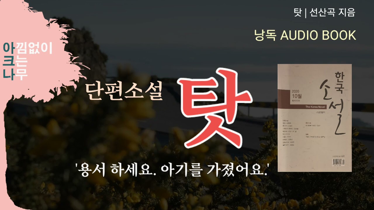 탓 | 선산곡 | 용서 하세요. 아기를 가졌어요 | 한국 단편소설 낭독 | 아크나의 오디오북 |  ASMR