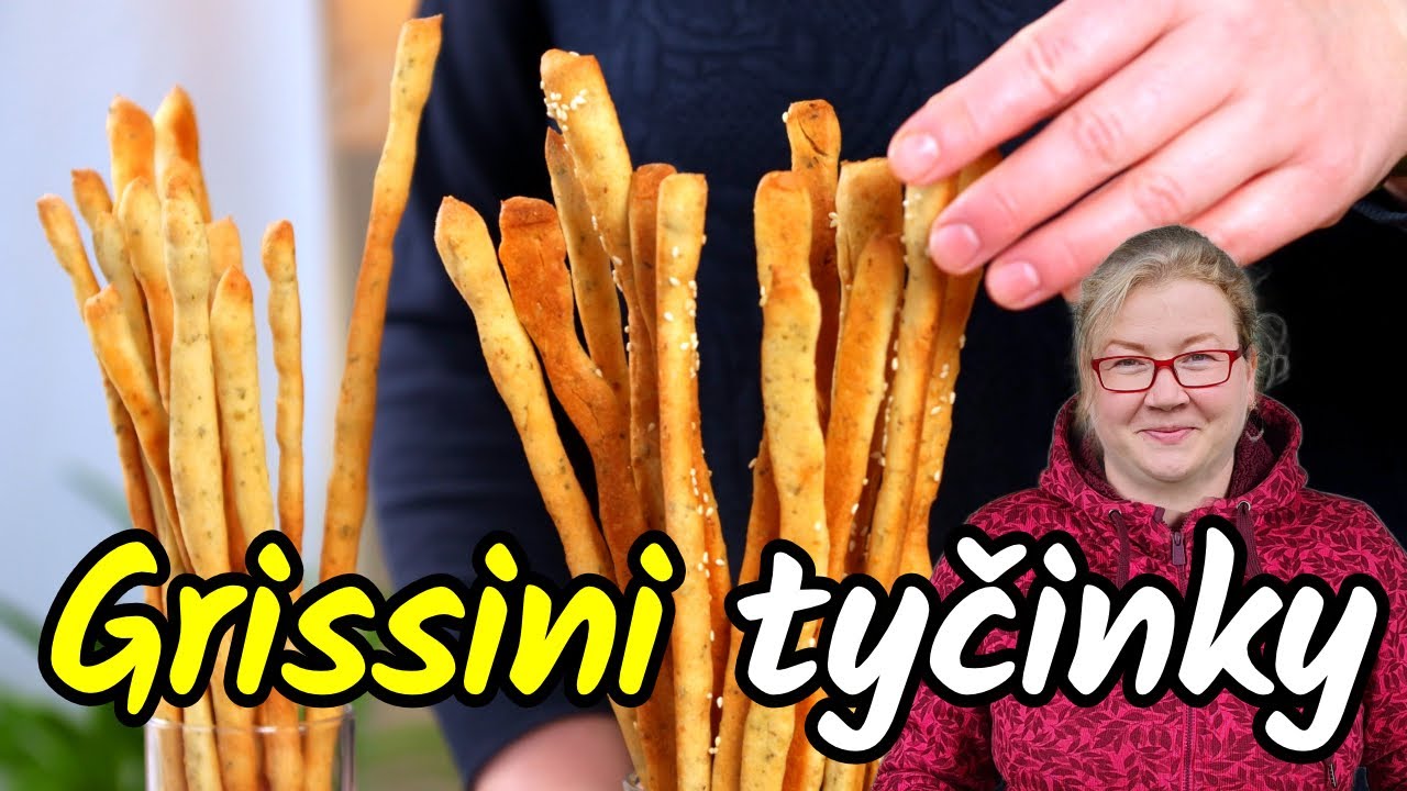 👩‍🍳🥳 Domácí grissini s česnekem a oreganem! Tyto křupavé tyčinky zaručeně zmizí ze stolu jako první