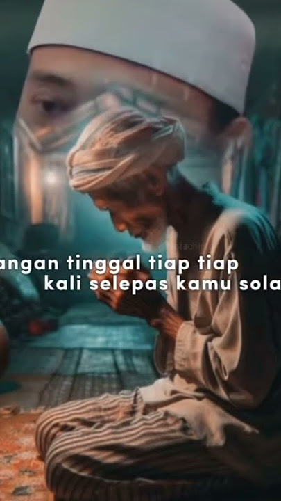 Doa selepas solat. Setiap kali selepas solat