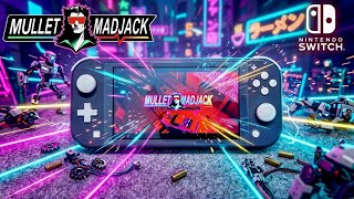 Mullet MadJack Gameplay on Nintendo Switch - Pure Chaos in 10 Seconds