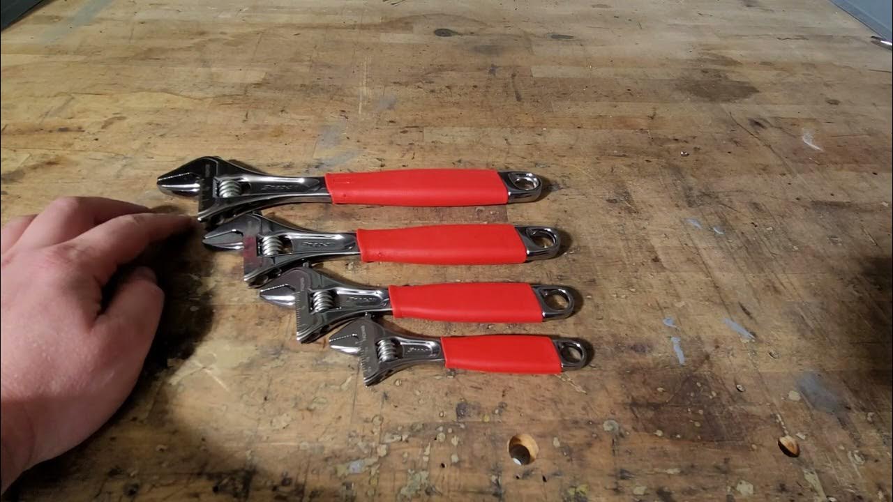 4 pc Flank Drive Plus Adjustable Wrench Set (612") YouTube