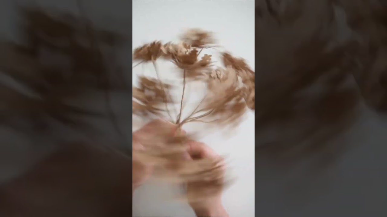 DIY paper giant hogweed backdrop 