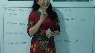 Matriks_part 1 Pengertian, Macam, Kesamaan, Dan Operasi Matriks Matriks_part 1 Pengertian, Macam, Kesamaan, Dan Operasi Matriks