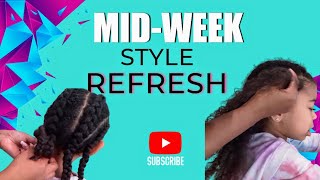 MIDWEEK STYLE REFRESH|CORNROWS