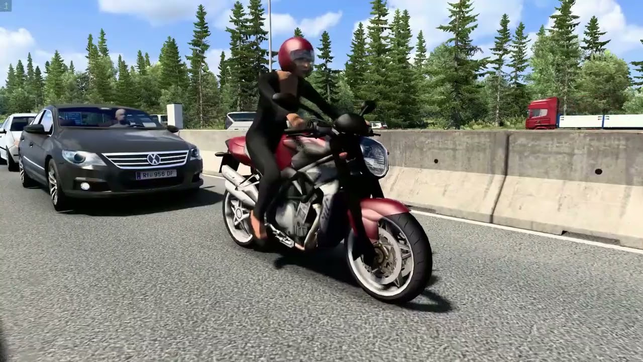 Motorcycle Traffic Pack v6.5.15 by Jazzycat (1.61.x) for ATS