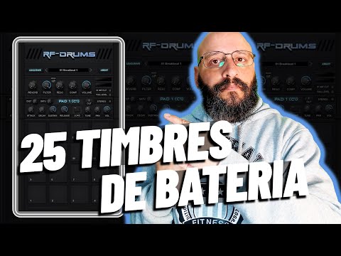 "RF-DRUMS" 25 KITS Profissionais Vintage e Modernos / #ProduçãoMusicalFácil