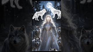She is silence before the hunt🐺#Shorts #ViralShorts #FantasyArt#DarkFantasy #WolfQueen#CinematicEdit