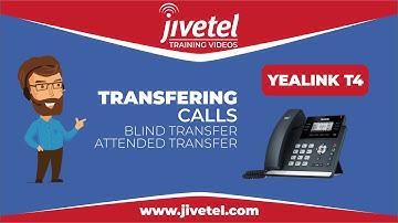 How To Video: Blind and Attended transfer using your Yealink T4X series phone.
