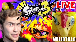 Live Splatoon 3 With @willotillo1116!!! I REACHED 1.5K SUBS!!! XD