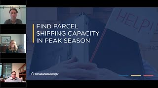 Information Find Parcel Capacity in Peak Season Guide