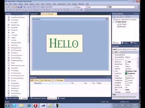 Visual Basic 2010 Tutorial [-1-] Hello World