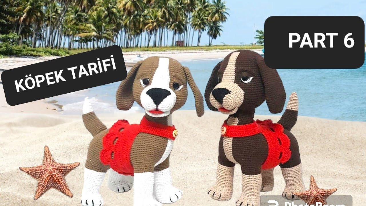 AMİGURUMİ KÖPEK TARİFİ PART 6 TASMA..