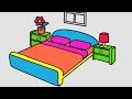 Bed Drawing Kids