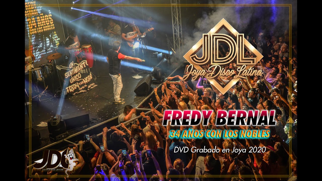 🎞️ FREDY Y LOS NOBLES - 34 Años con Los Nobles 💿DVD GRABADO EN JOYA 2020💥