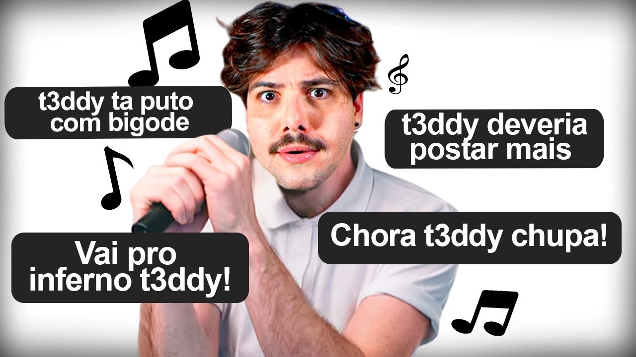 Peguei todos os xingamentos de haters e criei uma música usando IA