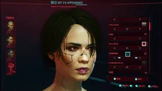 Female Character Creation 03 Cyberpunk 2077 PS4
