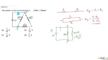 The current I in the circuit is lt br gt lt img src=https://d10lpgp6xz60nq.cloudfront.net/physic...