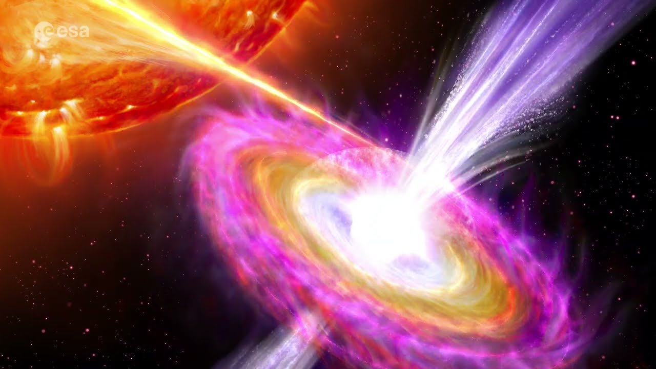 Integral Space Telescope Spots Massive Nuclear Explosions Feeding