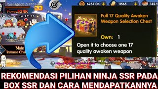Ultimate Fight:Survival - Rekomendasi Pilihan Ninja Ssr Pada Box Ssr Dan Cara Mendapatkannya screenshot 3