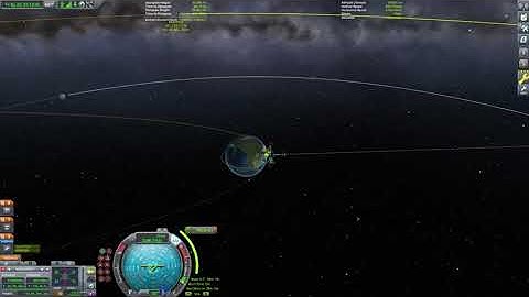 KSP: Minmus encounter without plane change (stock 1.10)