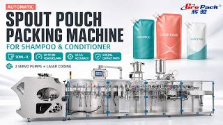 HC-180SP Corner Spout Pouch HFFS Packing Machine for Shampoo Conditioner | Grepack