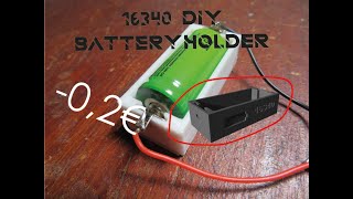 Diy Boitier Batterie 16340 - Cr123